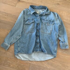Anthropologie Pilcro denim shirt XL